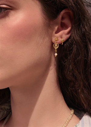 Izabel Earrings Forgyldt Maanesten